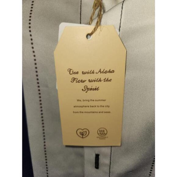 NWT | Hardaddy | Hawaiian Shirt | Mens | Purple and White | Size 3X - Picture 6 of 8